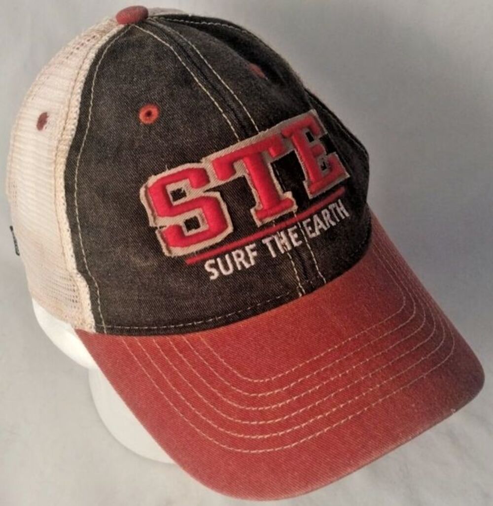Surf the Earth Legacy Adjustable Snapback Mesh Back Hat/Cap-EXCELLENT!